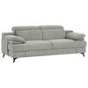 2-sitzer-sofa Titus Beige - Beige/Schwarz, Design, Textil (205/80-98/104cm) - Livetastic