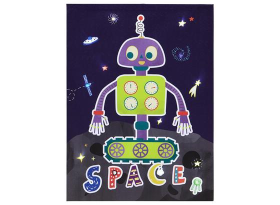 Obraz S Napínacím Rámem Rocket - barvy borovice/vícebarevná, dřevo/textil (30/40/1,8cm) - Mömax modern living Obraz S Napínacím Rámem Rocket - barvy borovice/vícebarevná, dřevo/textil (30/40/1,8cm) - Mömax modern living