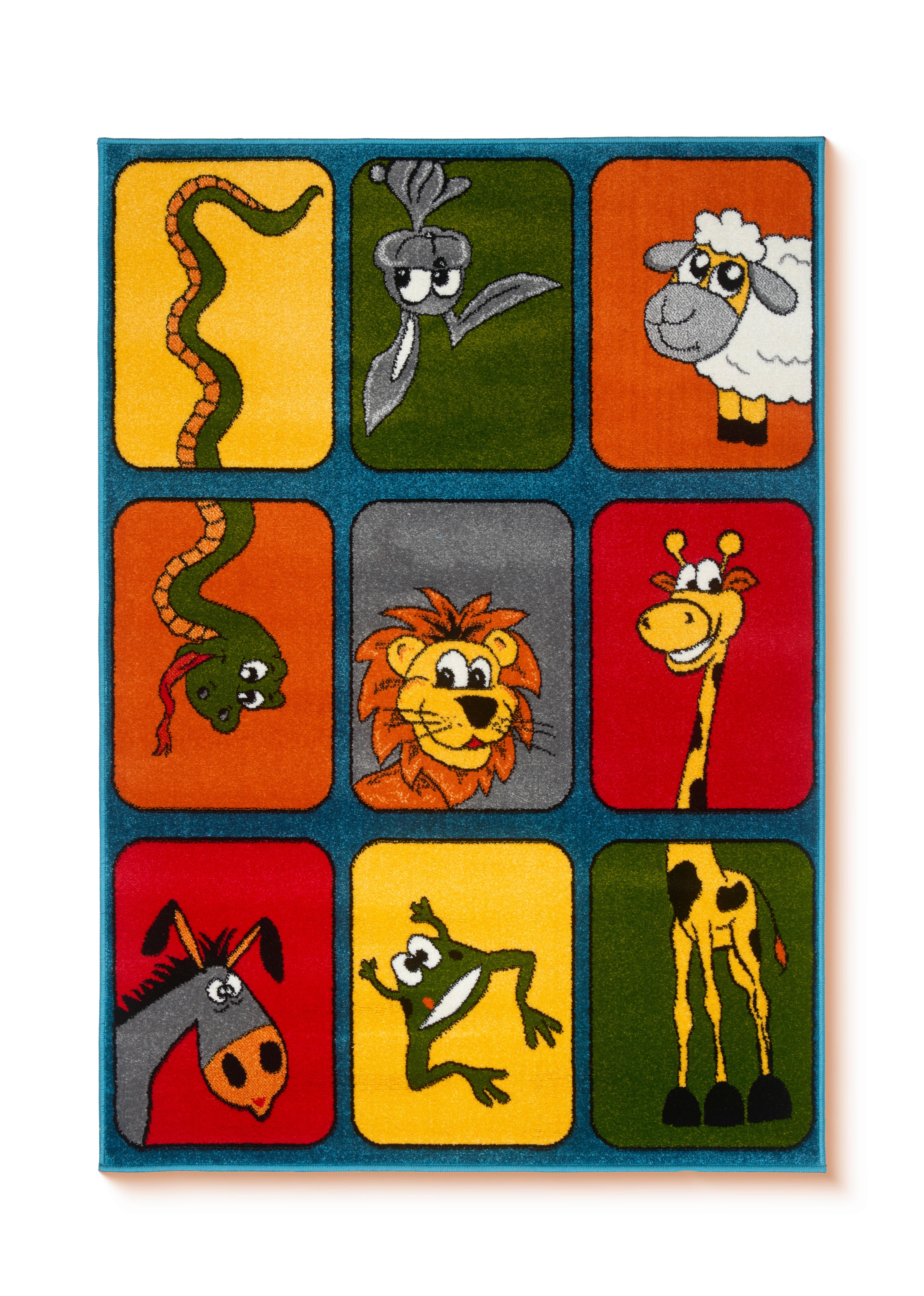 Gyerekszőnyeg Kb. 100/150cm - kék, Basics, textil (100/150cm) - Ondega