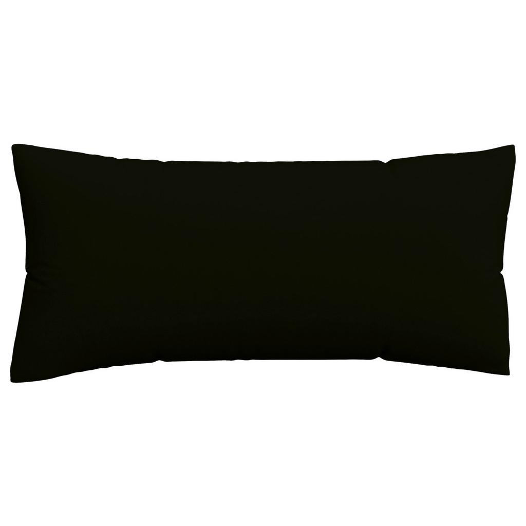 Kissenbezug Knitted 40x80 cm Jersey Schwarz