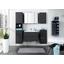 Hochschrank mit Soft-Close Cardiff B: 40 cm, Graphit - Graphitfarben/Grau, Design, Holzwerkstoff (40/180/35cm) Hochschrank mit Soft-Close Cardiff B: 40 cm, Graphit - Graphitfarben/Grau, Design, Holzwerkstoff (40/180/35cm)