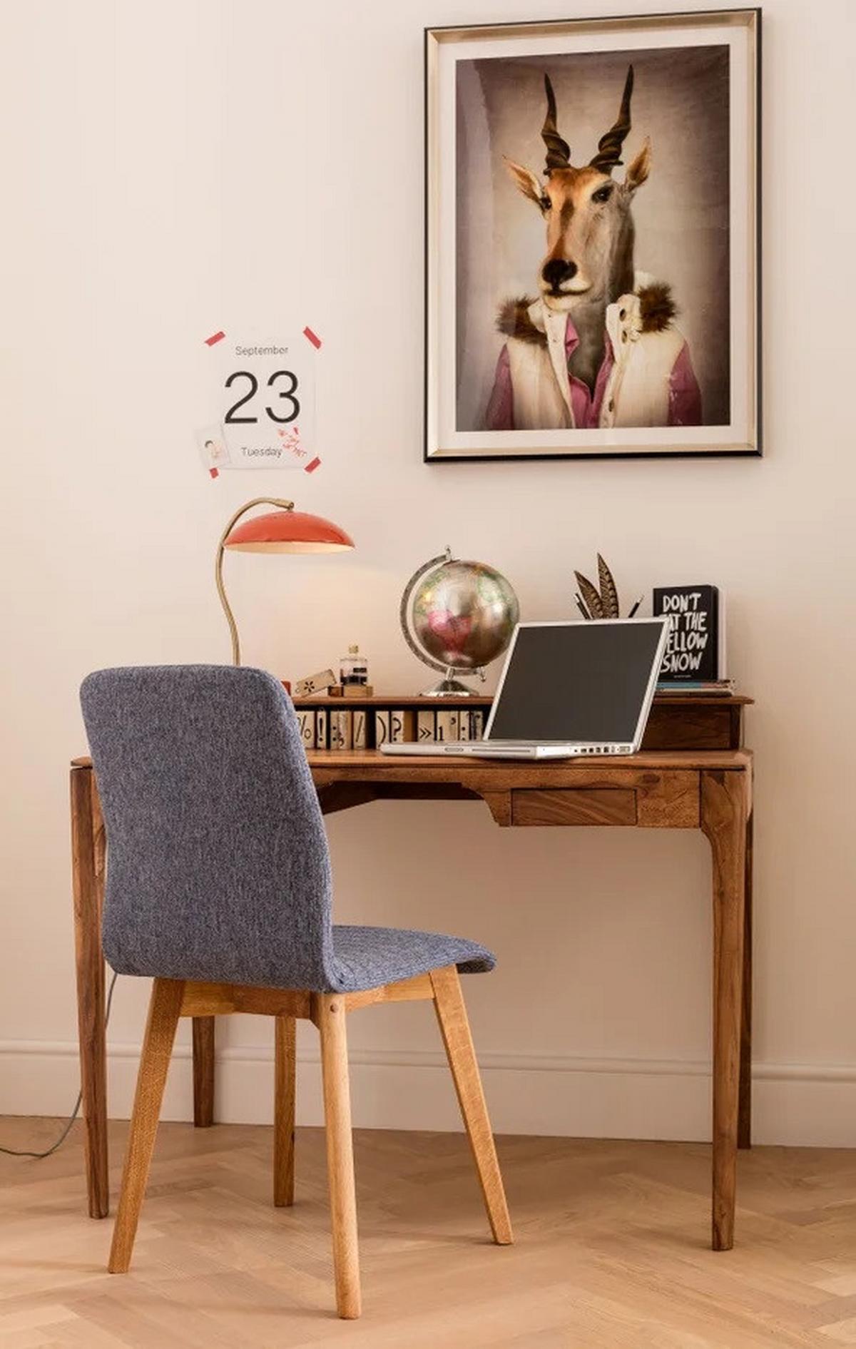 Schreibtisch Brooklyn Nature - Braun, Trend, Holz/Holzwerkstoff (110/85/70cm) - Kare-Design