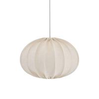 Hängeleuchte Hilma Beige D: 40 Cm - Beige, Trend, Textil (40cm)