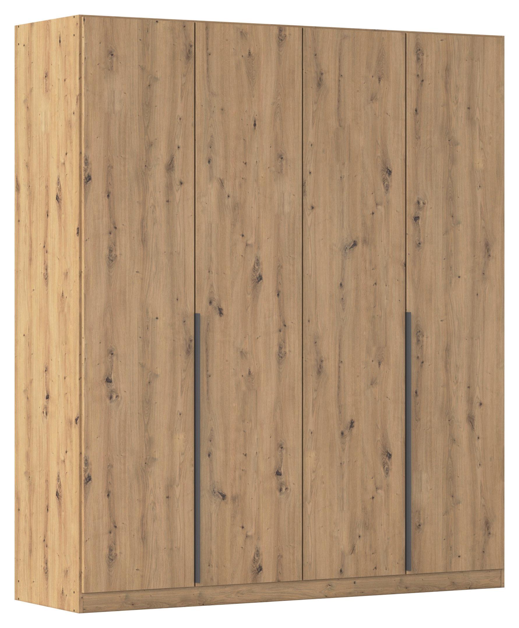 Drehtürenschrank Alabama Eiche Dekor B: 181 Cm - Eiche Artisan, MODERN, Holzwerkstoff (181/229/54cm) - Rauch Möbel