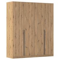 Drehtürenschrank Alabama Eiche Dekor B: 181 Cm - Eiche Artisan, MODERN, Holzwerkstoff (181/229/54cm) - Rauch Möbel
