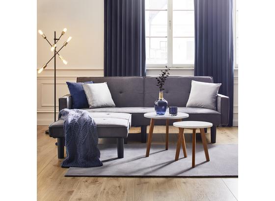Sedacia Súprava Sabrina - sivá, Moderný, kov/drevo (223/88,5/81cm) - Modern Living Sedacia Súprava Sabrina - sivá, Moderný, kov/drevo (223/88,5/81cm) - Modern Living
