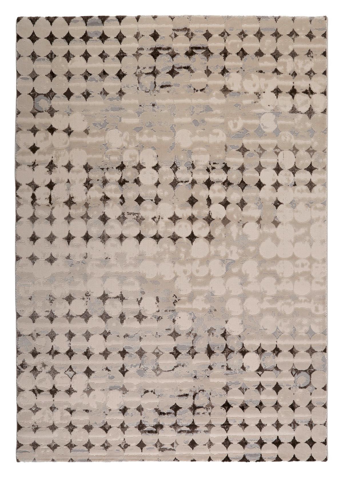 Webteppich Velvet Spots Braun/taupe/beige 80x150 Cm - Taupe/Beige, Design, Textil (80/150cm) - Esprit