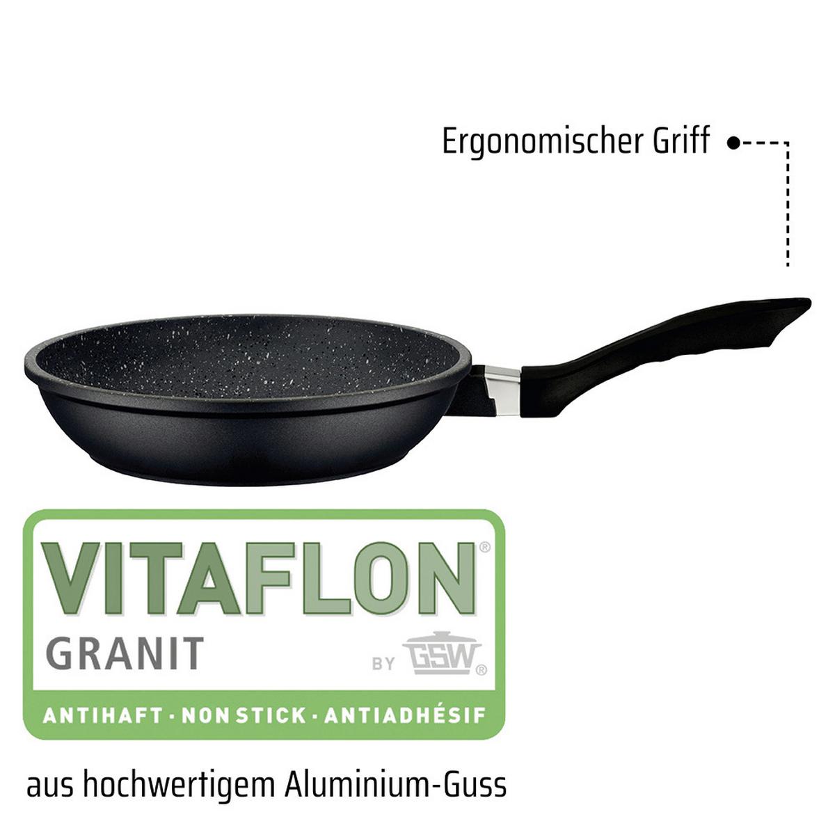 Kochtopfset Edelstahlfarben - Schwarz, Basics, Metall - GSW