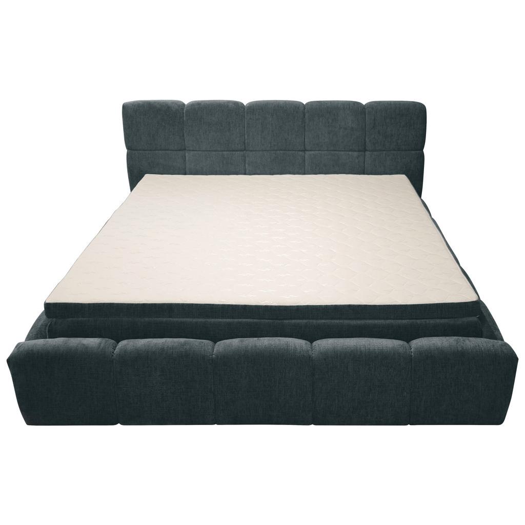 Polsterbett Noe Blau, Lf: 160x200 Cm