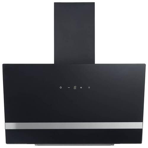 Kopffreihaube Respekta Hera Metall/glas Schwarz B: 79,5 Cm - Schwarz, Trend, Glas/Metall (79,5/74,2-109,2/38,5cm) - Respekta