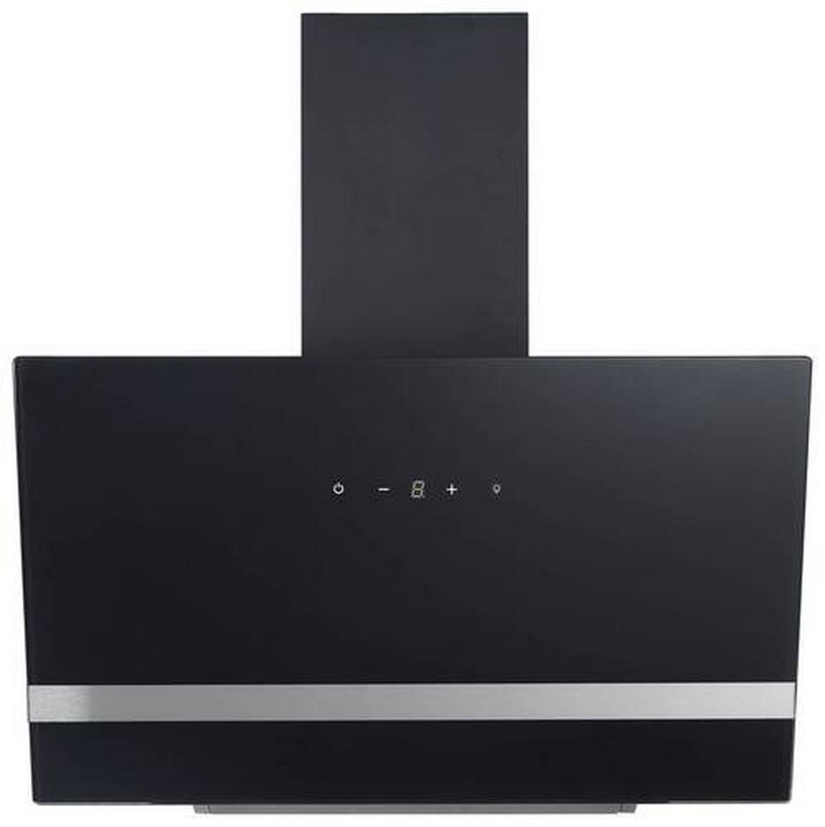 Kopffreihaube Respekta Hera Metall/glas Schwarz B: 79,5 Cm - Schwarz, Trend, Glas/Metall (79,5/74,2-109,2/38,5cm) - Respekta