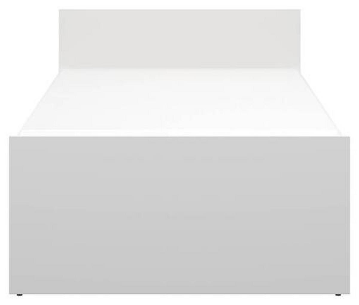 Bett Nepo Plus - Weiß, MODERN, Holz/Holzwerkstoff (90/200cm) - MID.YOU