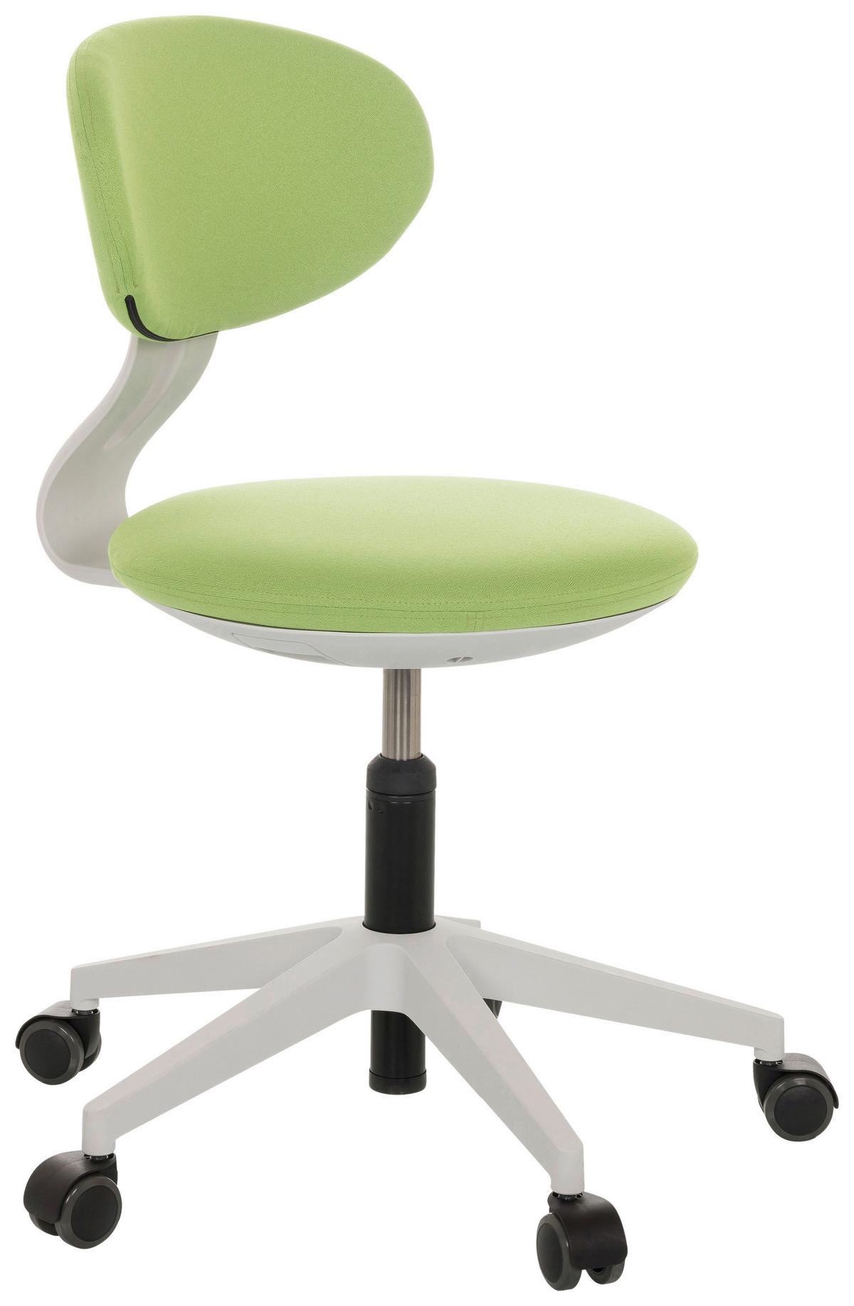 Jugenddrehstuhl Minimovo - Weiß/Grau, Basics, Kunststoff/Textil (42/66-87/52cm) - MID.YOU