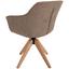 Drehstuhl Belluno Grau-Beige mit Drehbarer Sitzfläche - Greige/Eichefarben, MODERN, Holz/Textil (60/88/57,5cm) - Luca Bessoni Drehstuhl Belluno Grau-Beige mit Drehbarer Sitzfläche - Greige/Eichefarben, MODERN, Holz/Textil (60/88/57,5cm) - Luca Bessoni
