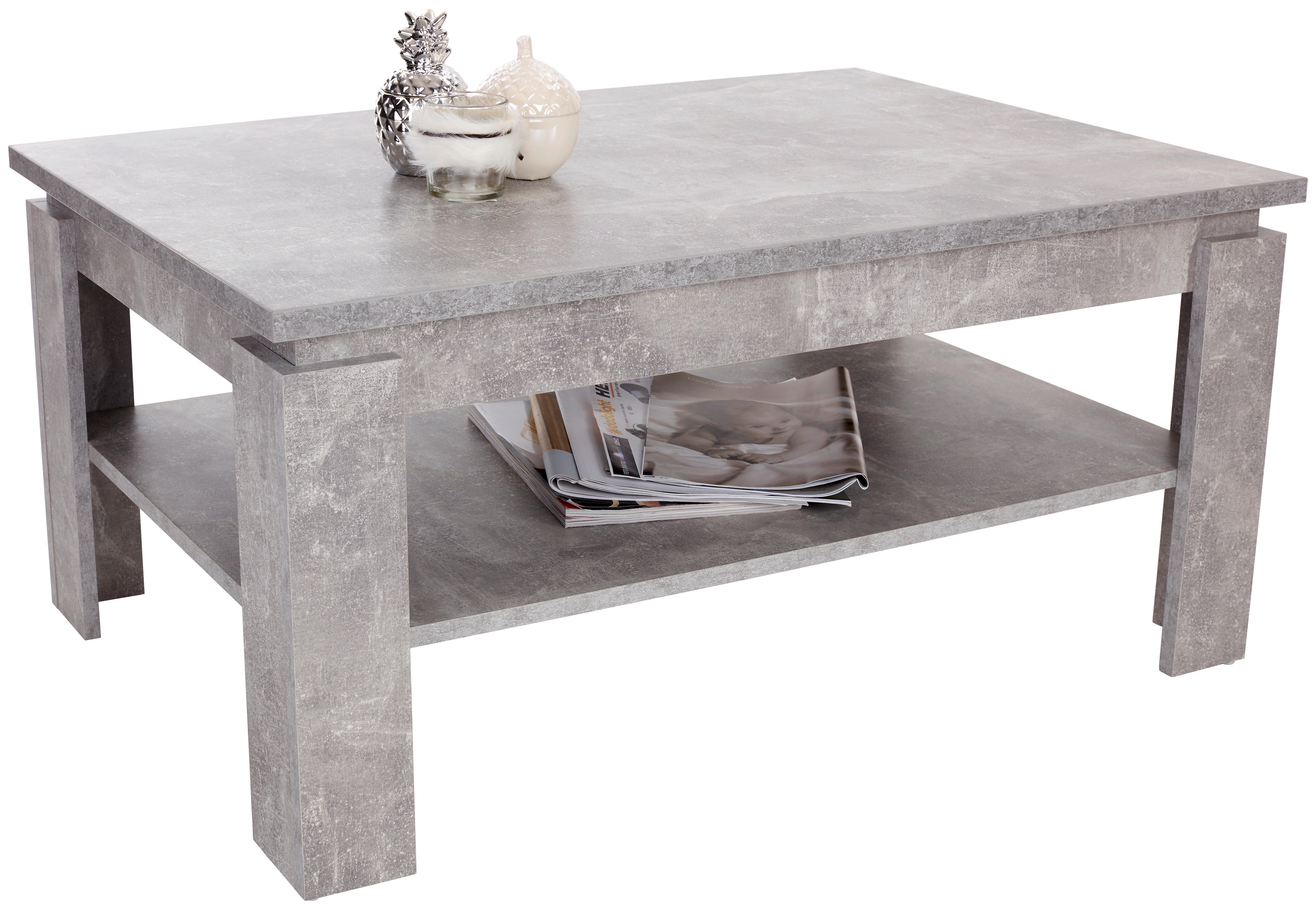 KONFERENČNÍ STOLEK NIZZA 2 - světle šedá, Moderní, kompozitní dřevo (100/45/60cm)