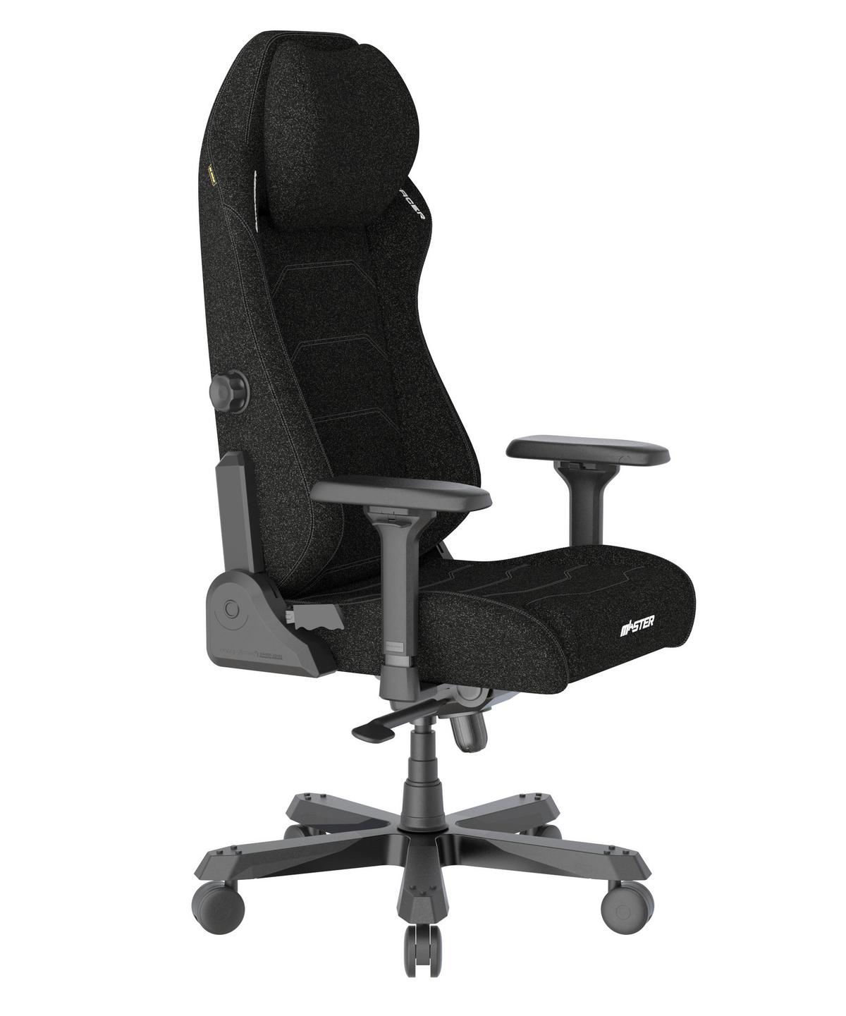 Gamingstuhl Master Schwarz B: 70cm - Schwarz, KONVENTIONELL, Textil/Metall (70/133/70cm) - Dxracer