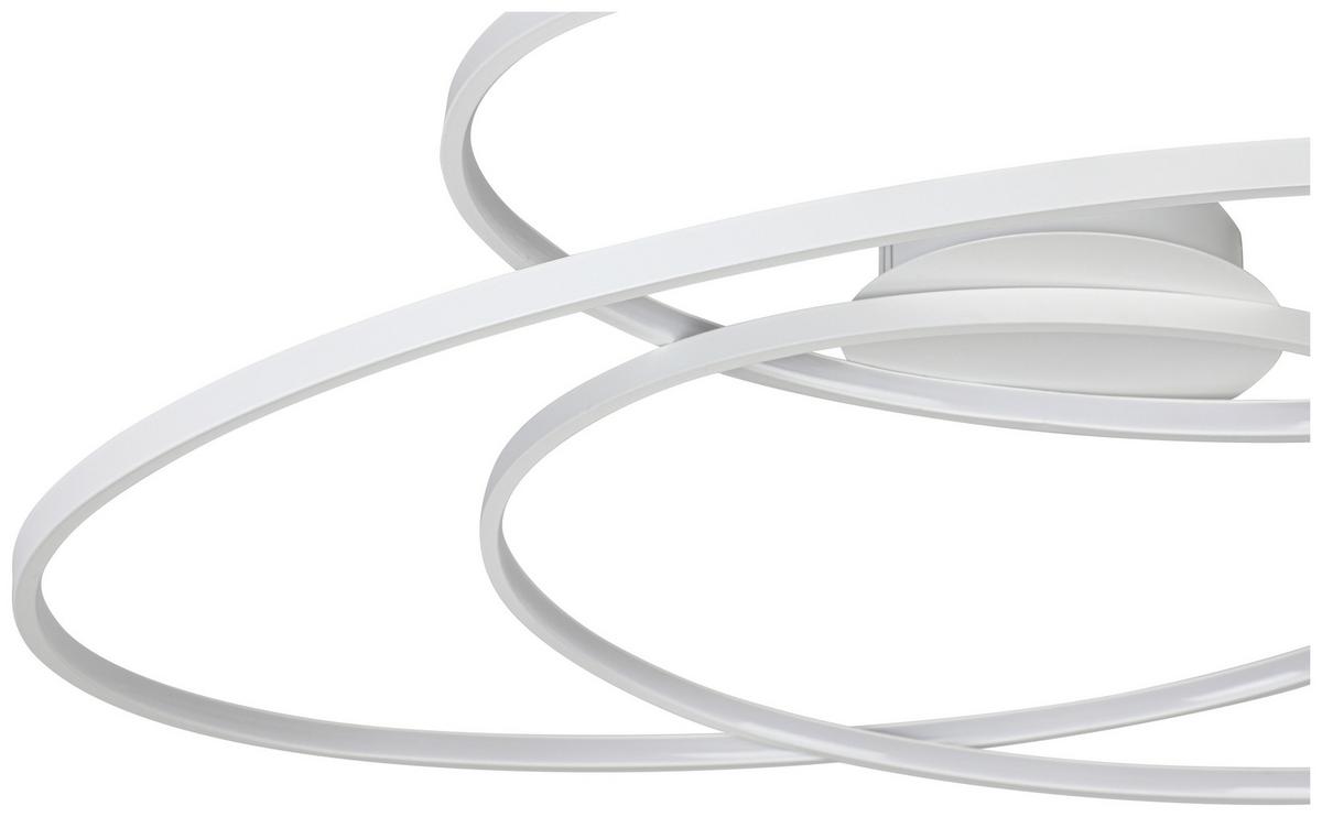 STROPNÉ LED SVIETIDLO WILMA - biela, Modern, kov/plast (65/80/15,5cm) - Mömax