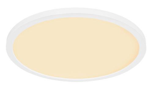 LED-Badezimmer-Deckenleuchte Sapana D: 29,4 cm Weiss - Opal/Weiß, Basics, Kunststoff (29,4/2,5cm) - Globo