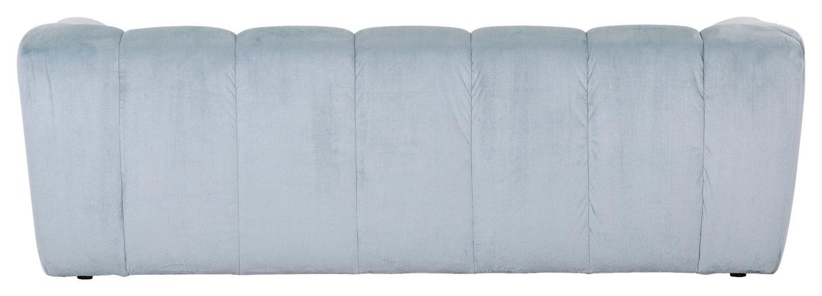 Bigsofa Sabea Mintgrün B: 220 cm - Schwarz/Mintgrün, KONVENTIONELL, Textil (220/67/106cm) - MID.YOU