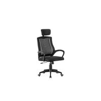 Forgószék Nizza New - fekete, Modern, műanyag/textil (68/123/57cm)