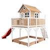 Spielturm Liam Aus Zedernholz - Rot/Braun, Basics, Holz (613/291/277cm) - Ambia Garden