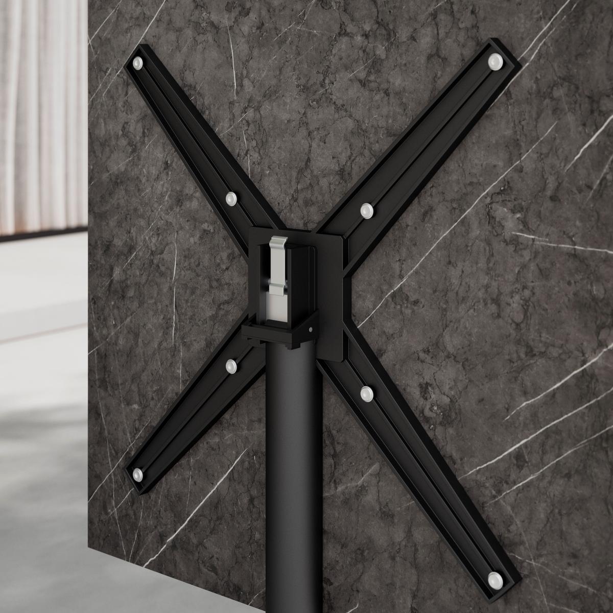 ZAHRADNÍ STŮL HEINER - šedá/černá, Basics, kov/plast (70/75/70cm)