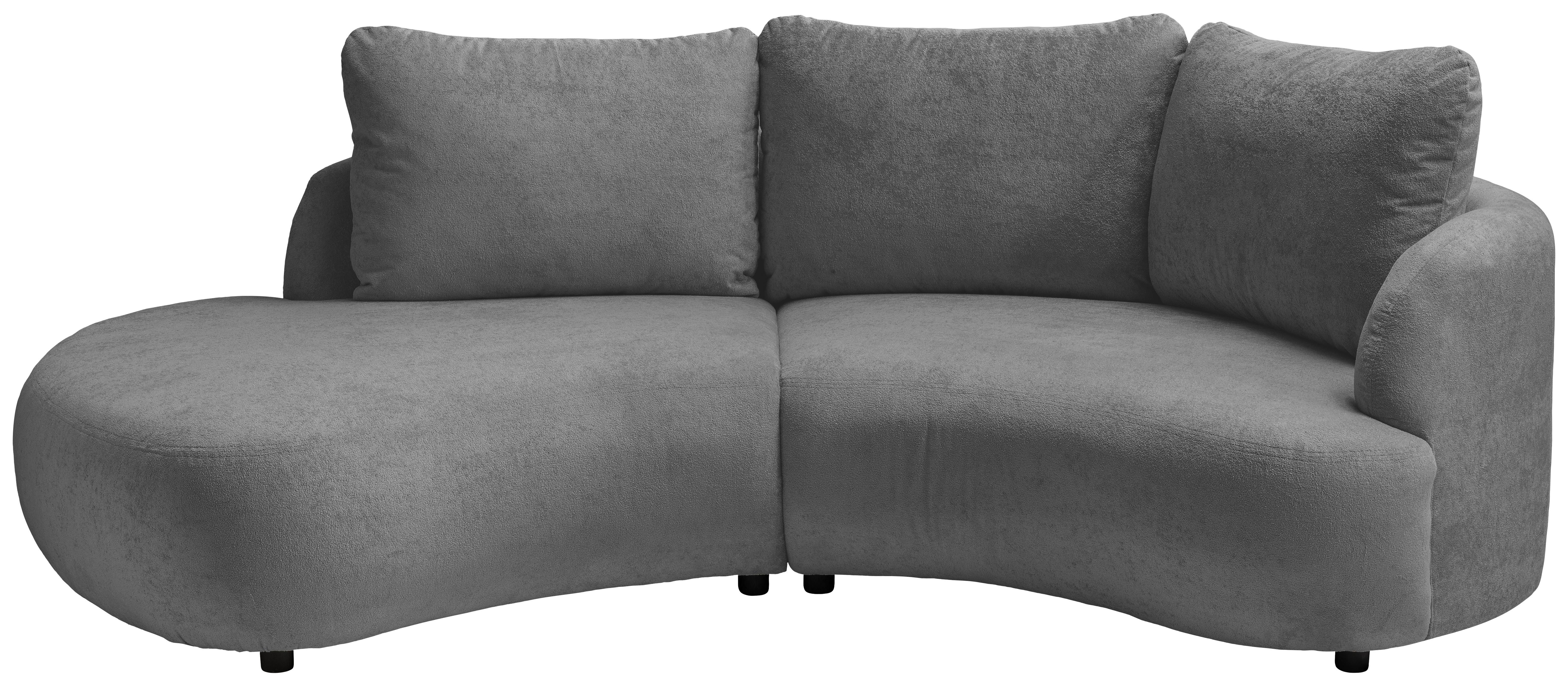 Ecksofa Doppo, Anthrazit S: 250x139 cm - Anthrazit/Schwarz, MODERN, Textil (250/139cm) - Livetastic