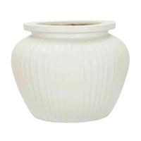 Vase Pot Chil Creme B: 48 cm - Creme, Basics, Metall (48/38/48cm)
