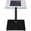 Beistelltisch Quadro - Schwarz, MODERN, Glas/Metall (40/52/40cm) Beistelltisch Quadro - Schwarz, MODERN, Glas/Metall (40/52/40cm)