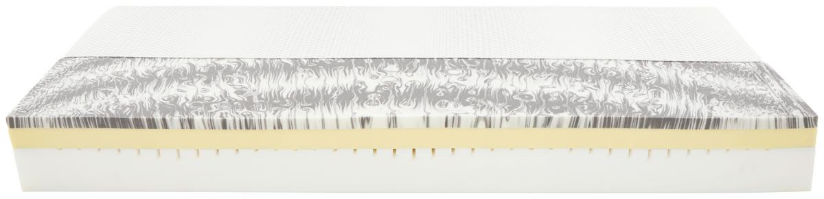 Viscomatratze Thermo Fit 80x200 Cm H2 H: 20 Cm - Weiß, Textil (80/200cm) - Ele