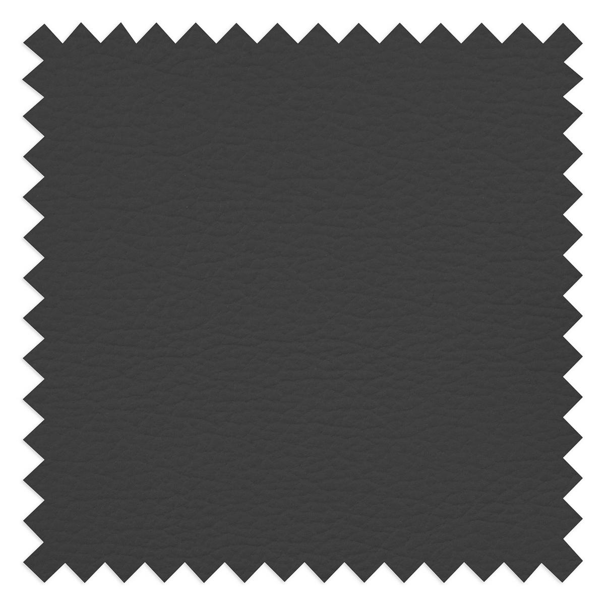 Ecksofa City Schwarz B: 265x265 cm - Wengefarben/Schwarz, Design, Leder (265/265cm) - Livetastic