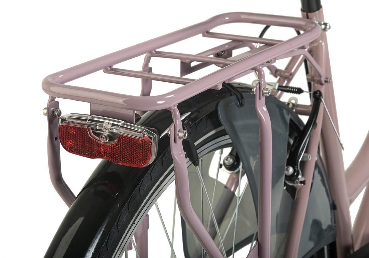Citybike Hollandia City Next Hellrosa, 28 Zoll - Hellrosa, Basics, Metall (25/140/60cm)