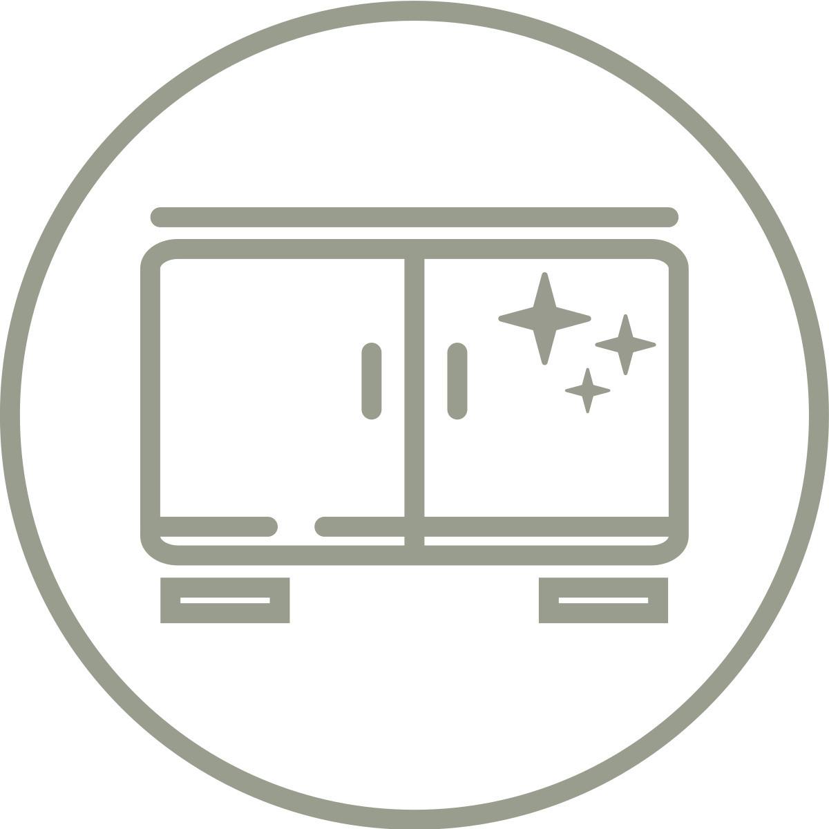 Skříň s otočnými dveřmi bílá barva,š. 147 cm - bílá/barvy chromu, Moderní, kov/kompozitní dřevo (147/219/60cm) - Mömax