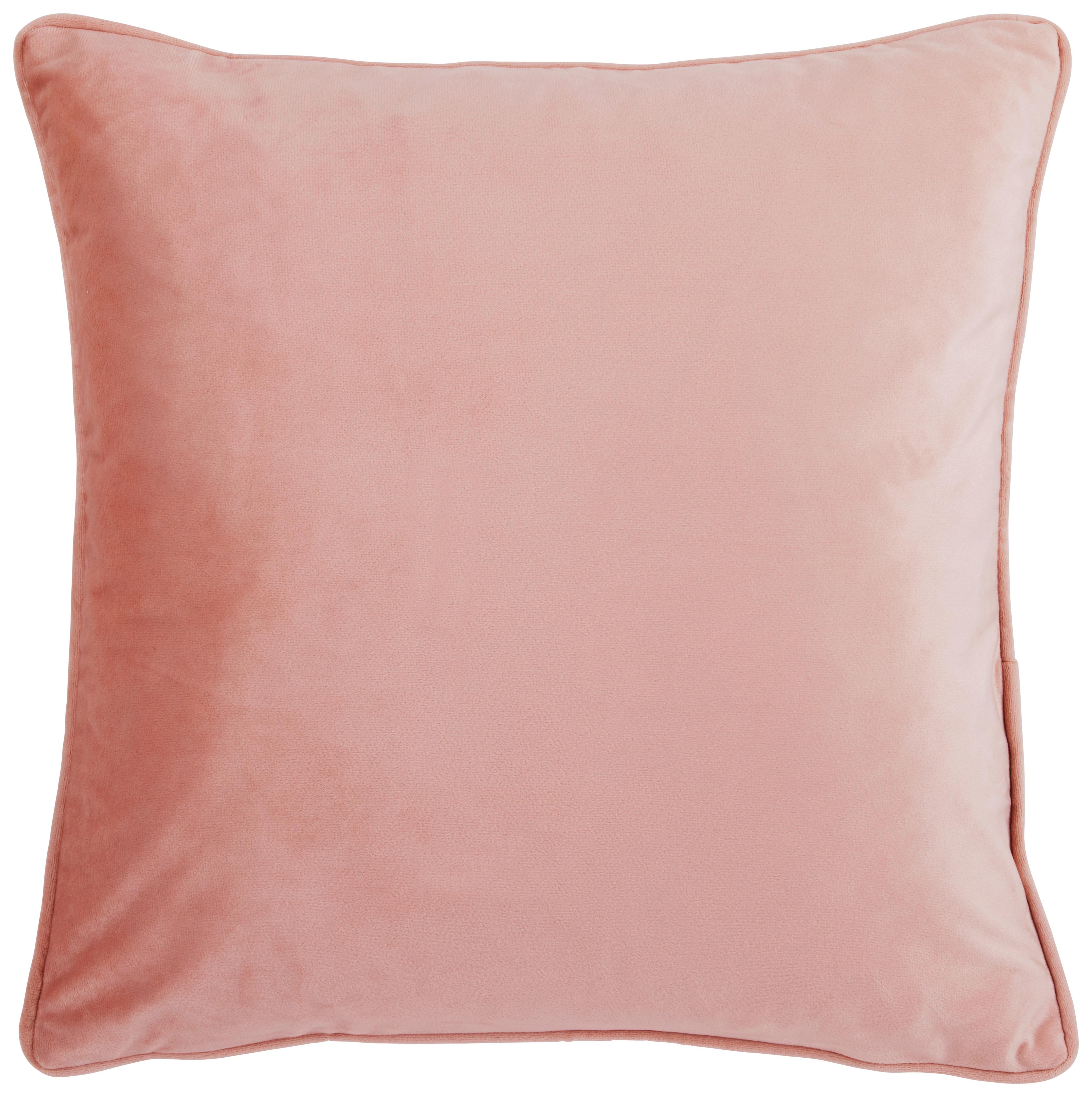 DEKORAČNÍ POLŠTÁŘ Viola, 45/45cm, starorůžová - starorůžová, Romantický / Rustikální, textil (45/45cm) - Modern Living