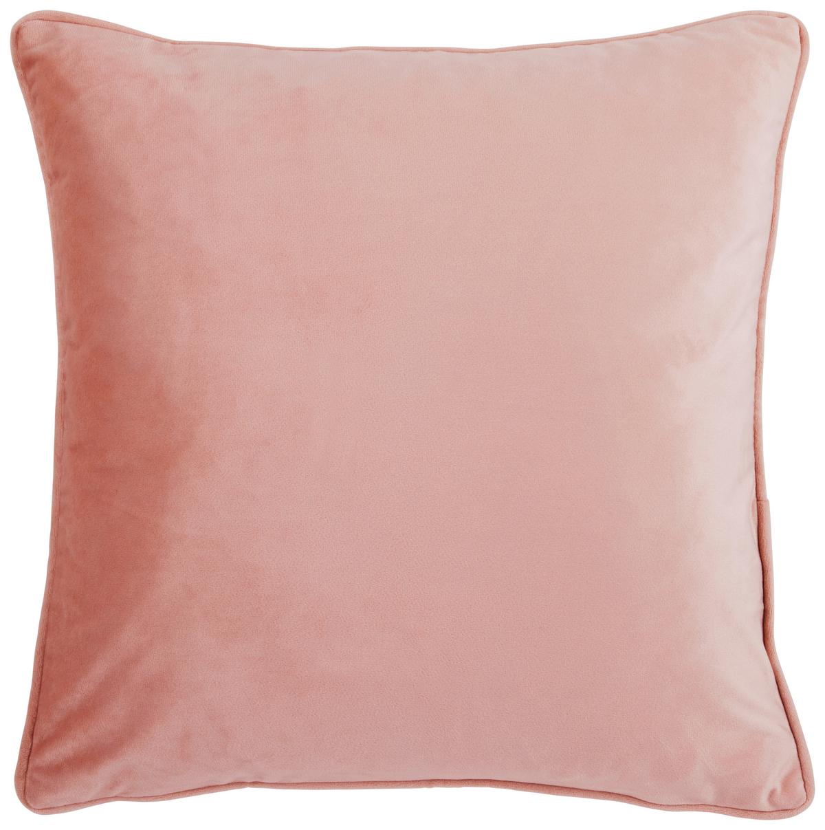 DEKORAČNÍ POLŠTÁŘ Viola, 45/45cm, starorůžová - starorůžová, Romantický / Rustikální, textil (45/45cm) - Modern Living