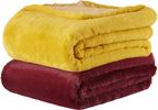 Kožušinová Deka Liz, 150/200cm, Žltá - žltá, Moderný, textil (150/200cm) - Premium Living