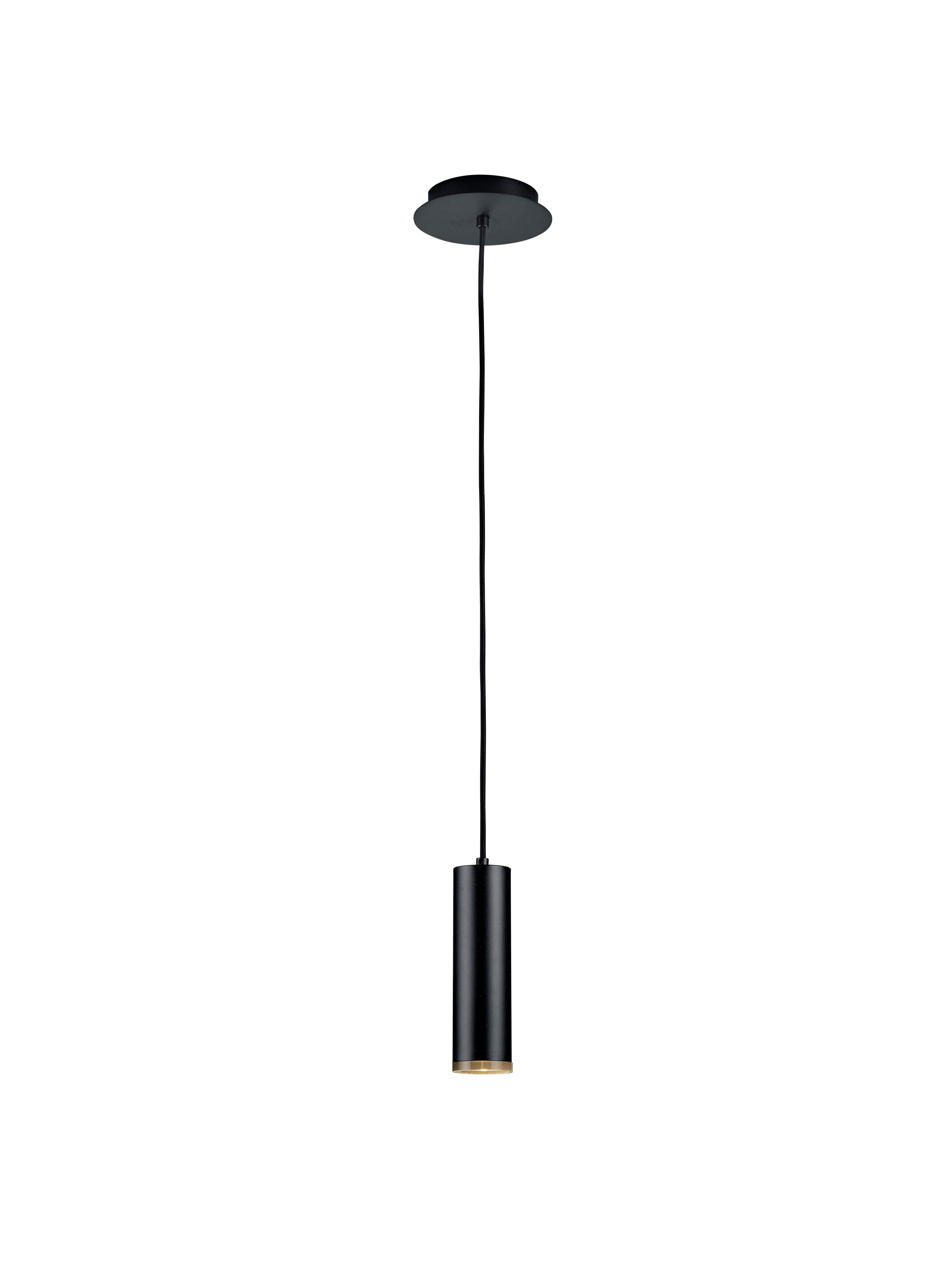 HÄNGELEUCHTE 20526/1-06 - Schwarz, Design, Metall (10/150cm) - Hell