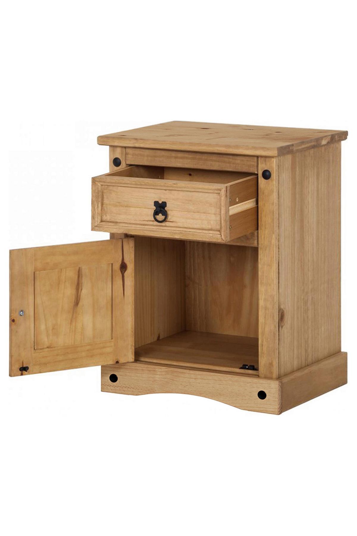 Nachtkästchen Honig B: 53 Cm - Honig, Natur, Holz (53/67/38cm) - Livetastic