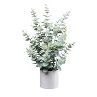 Kunstpflanze Eukalyptus I Grau/Grün - šedá/bílá, Lifestyle, plast (65cm) - Mömax