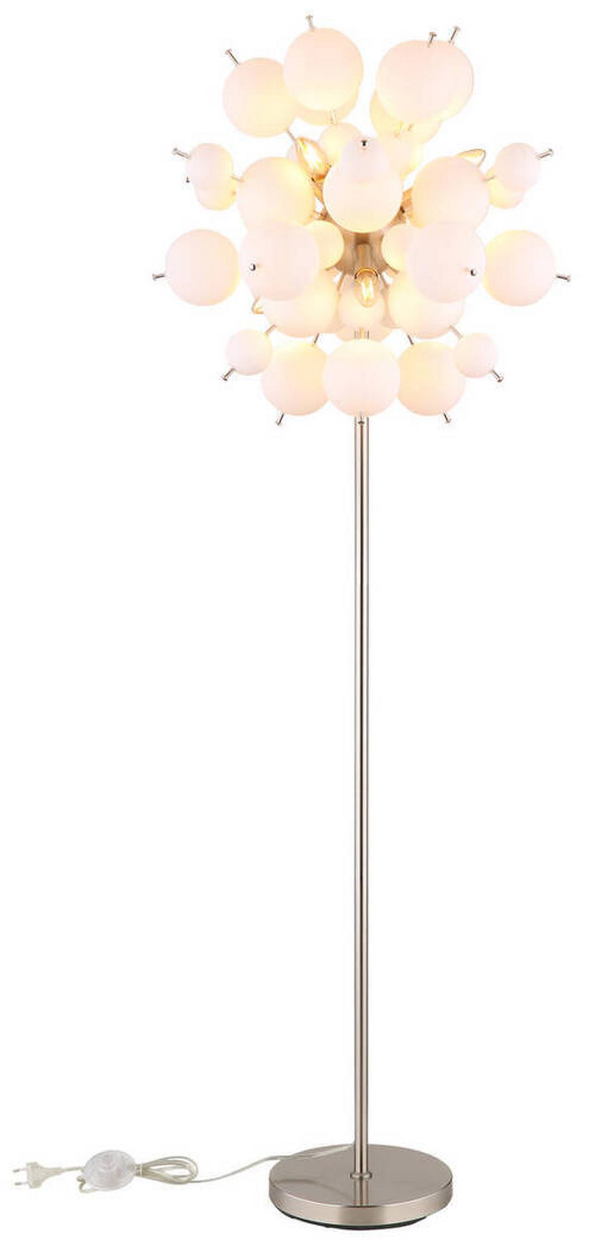 Állólámpa 15633so - nikkel, Design, Üveg/fém (55/155cm) - Globo