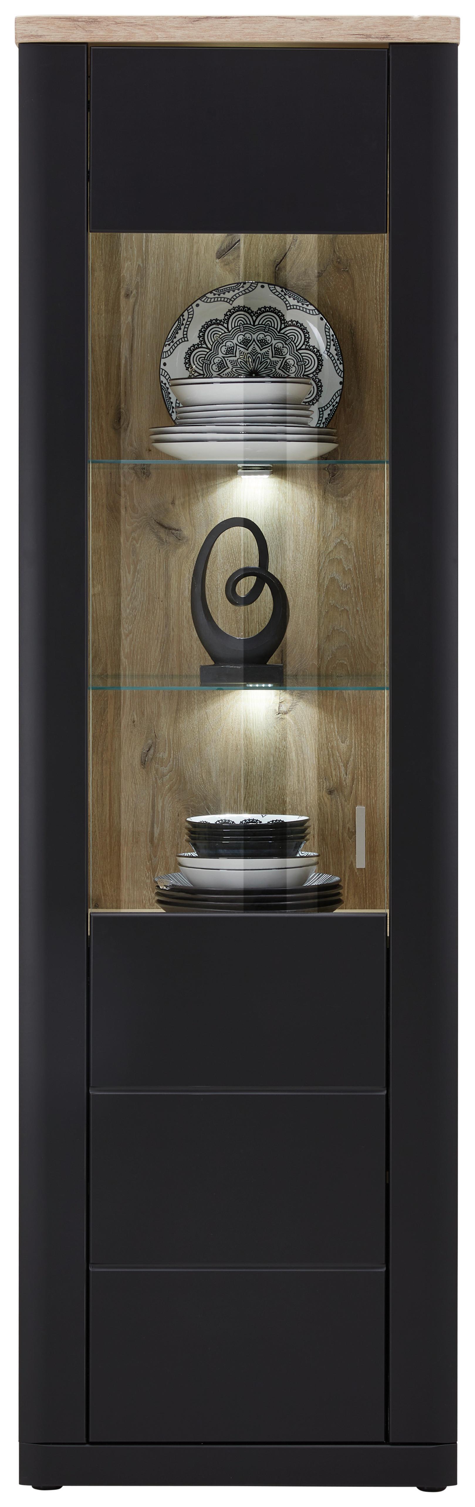 Vitrin Game - Modern, faalapú anyag (61/204/41cm)