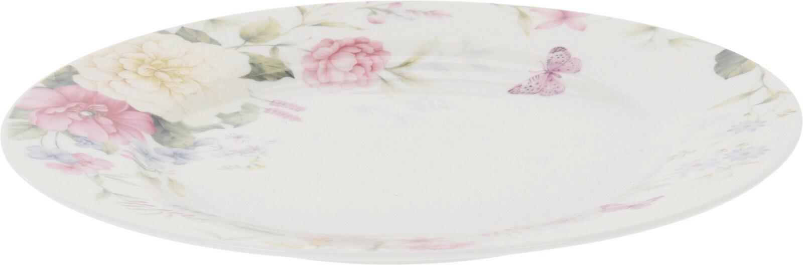 Dezertní talířek PLATE - bílá, Basics, keramika (27cm)