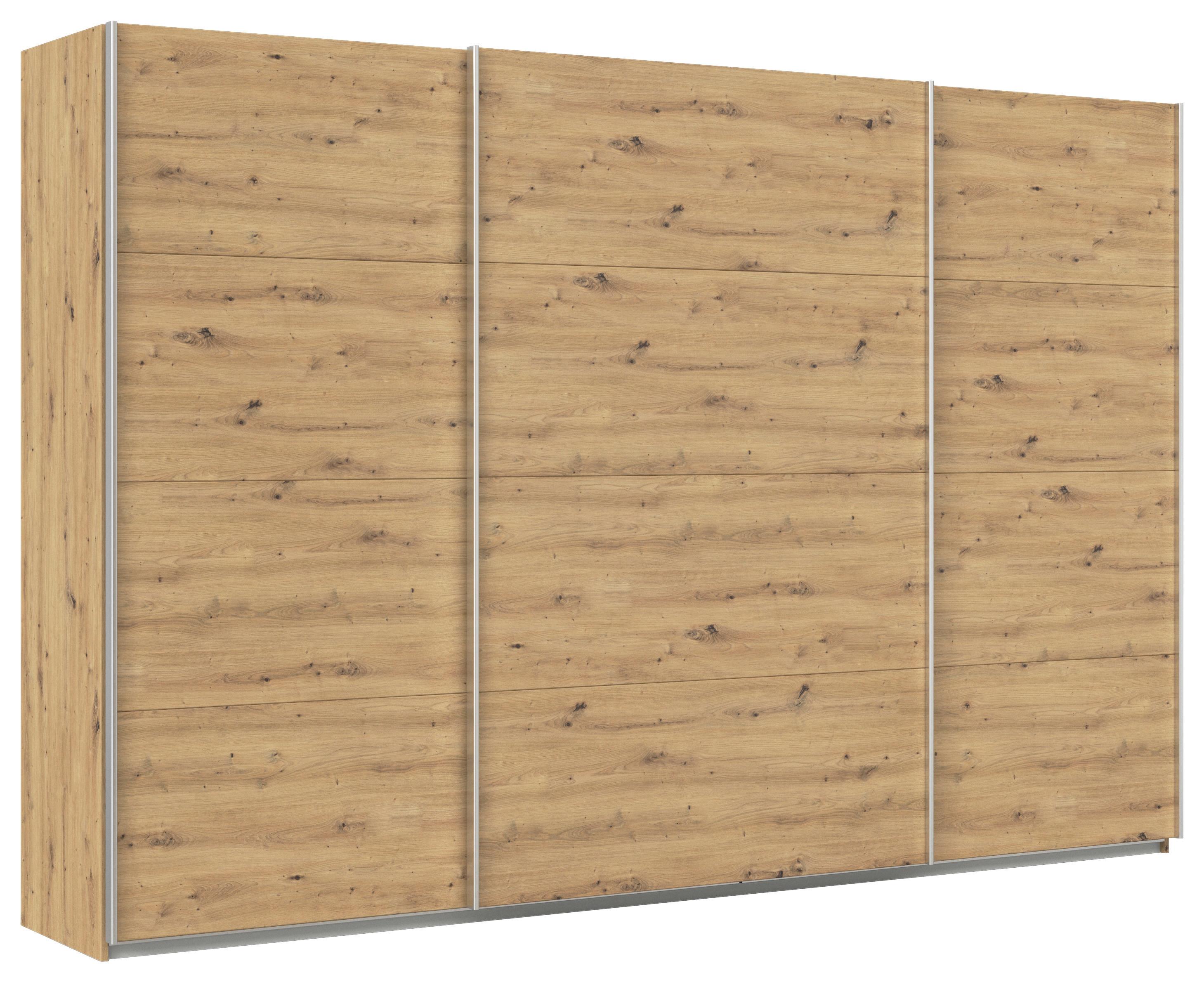 Schwebetürenschrank B: 315cm Feldkirch Eiche Dekor - Eiche Artisan, MODERN, Holzwerkstoff (315/210/62cm)