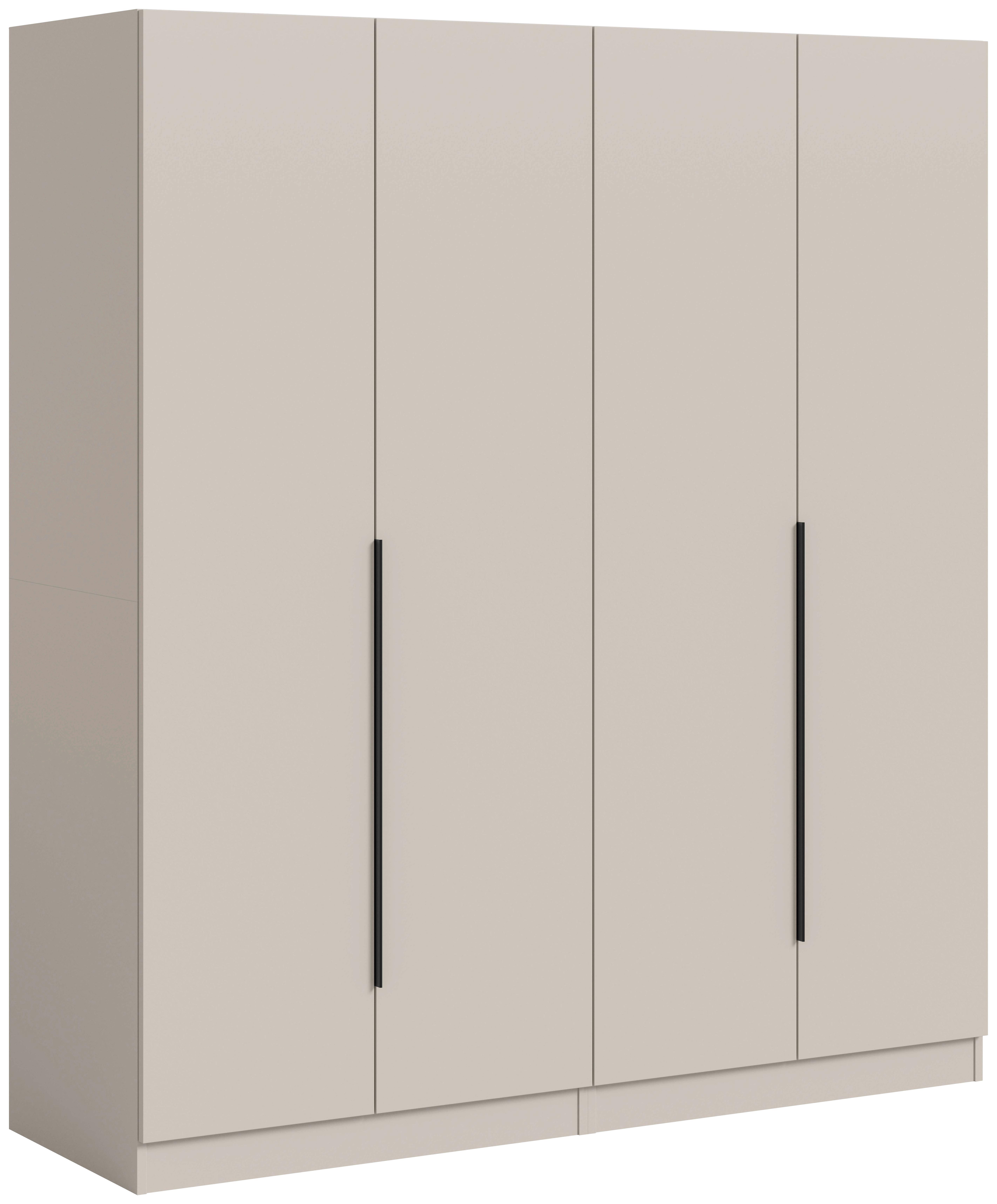 DREHTÜRENSCHRANK Kopenhagen Kaschmir B: 160cm - Kaschmir, MODERN, Holzwerkstoff (160/181/52cm) - Livetastic
