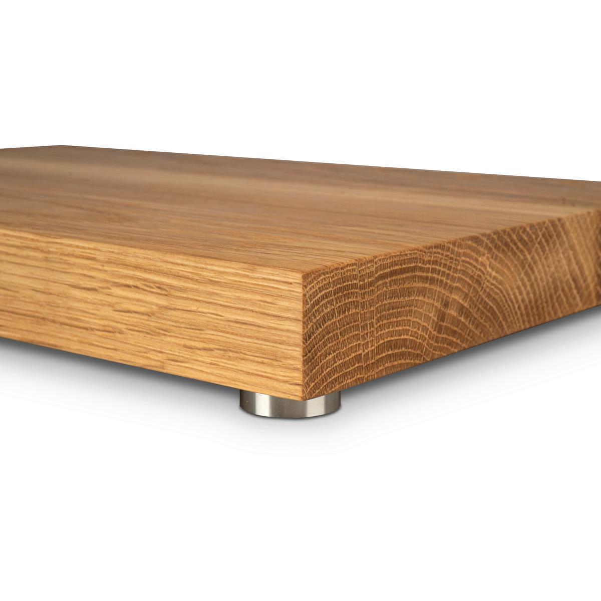 Schneidebrett Löwenburg Eichefarben B: 33 cm - Eichefarben, Basics, Holz (33/3/22cm)