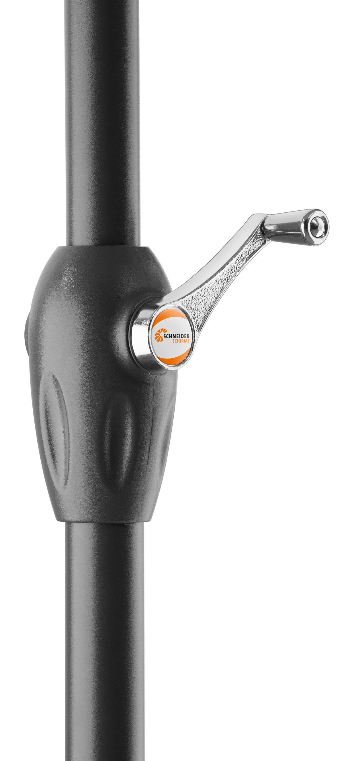 Sonnenschirm Bilbao BxHxT: 220x210x220 cm Hellgrün - Anthrazit/Hellgrün, Basics, Textil/Metall (220/210/220cm) - Schneider