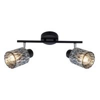 STRAHLER 92-27382 BILL - Schwarz, Design, Glas/Metall (50/9/19cm)