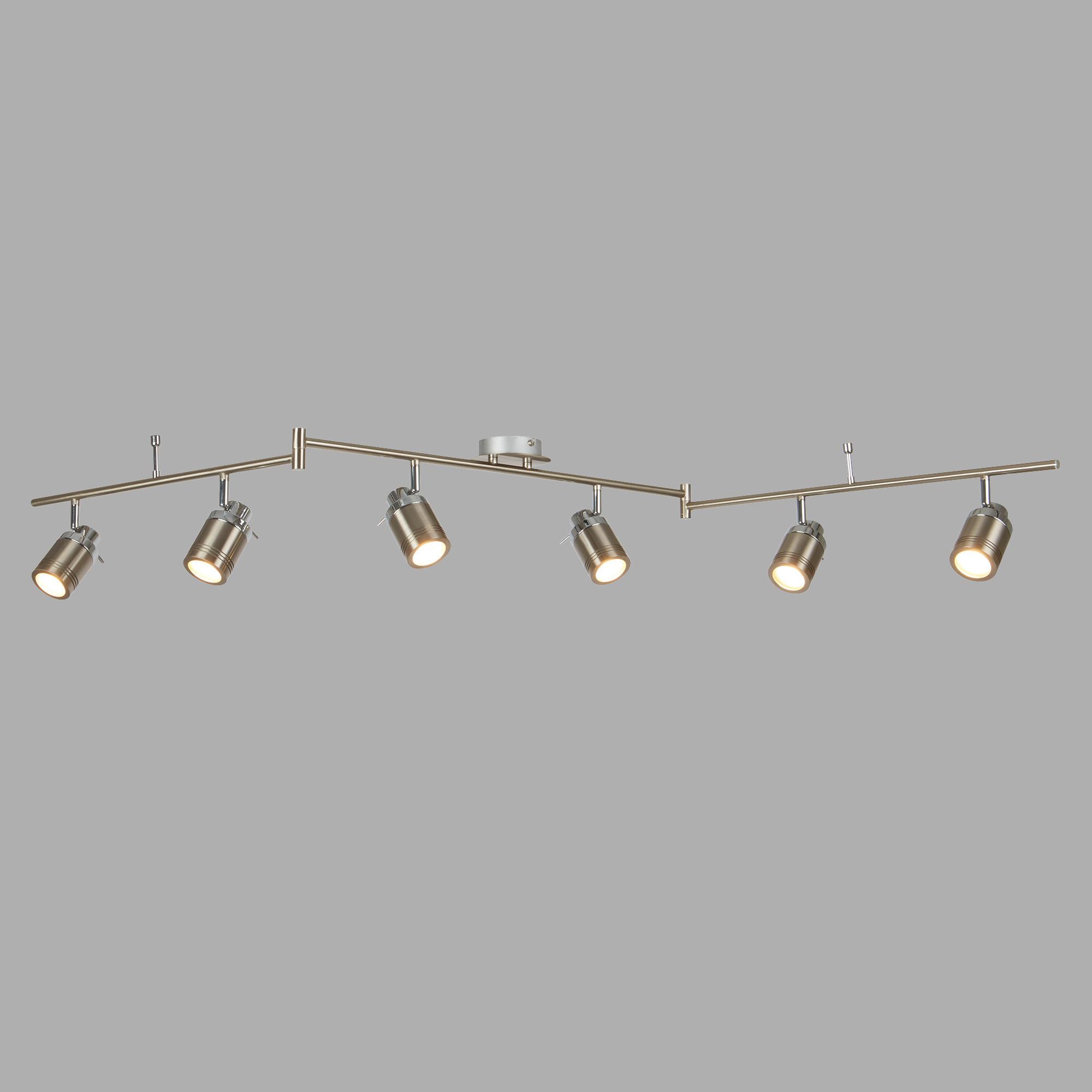 Deckenleuchte 6606ss - Design, Kunststoff/Metall (180/19.5/13cm)