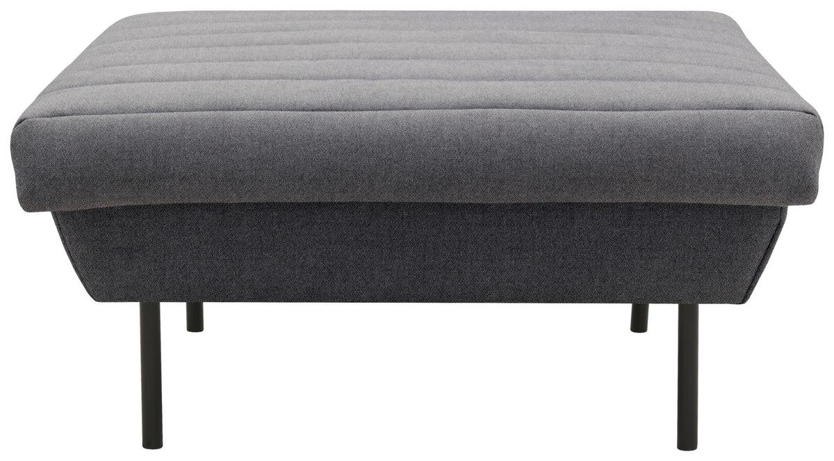 Hocker Looks Ix - Blaugrau/Schwarz, Design, Textil (90/45/105cm) - LOOKS by W.Joop