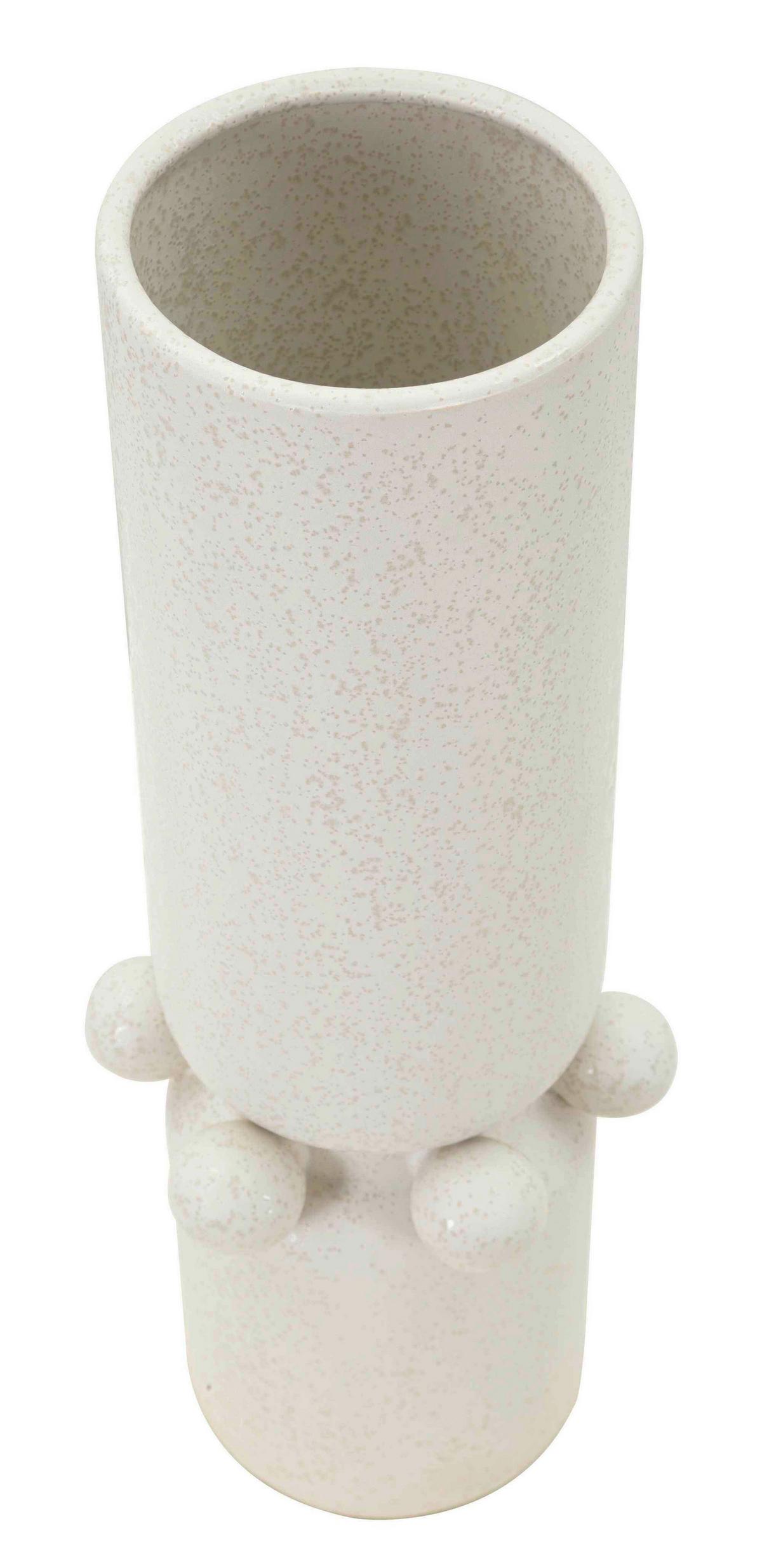 Vase Bubbles Creme B: 15,5 Cm - Creme, Basics, Keramik (15.5/41/15.5cm)